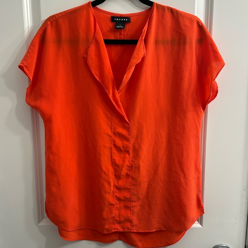 Trouvé cap sleeve blouse